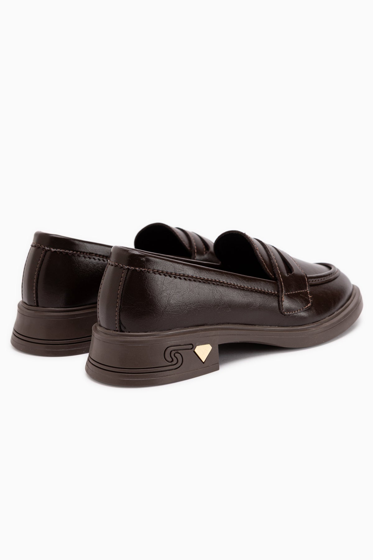 Ervina Braun Damen Loafer Alltagsschuhe