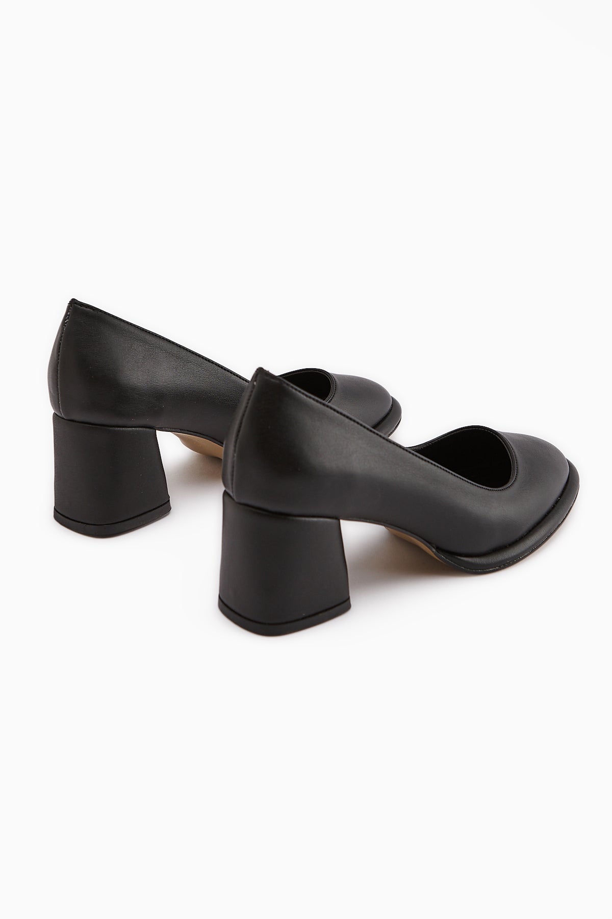 Saina Women's Black Platform Heels