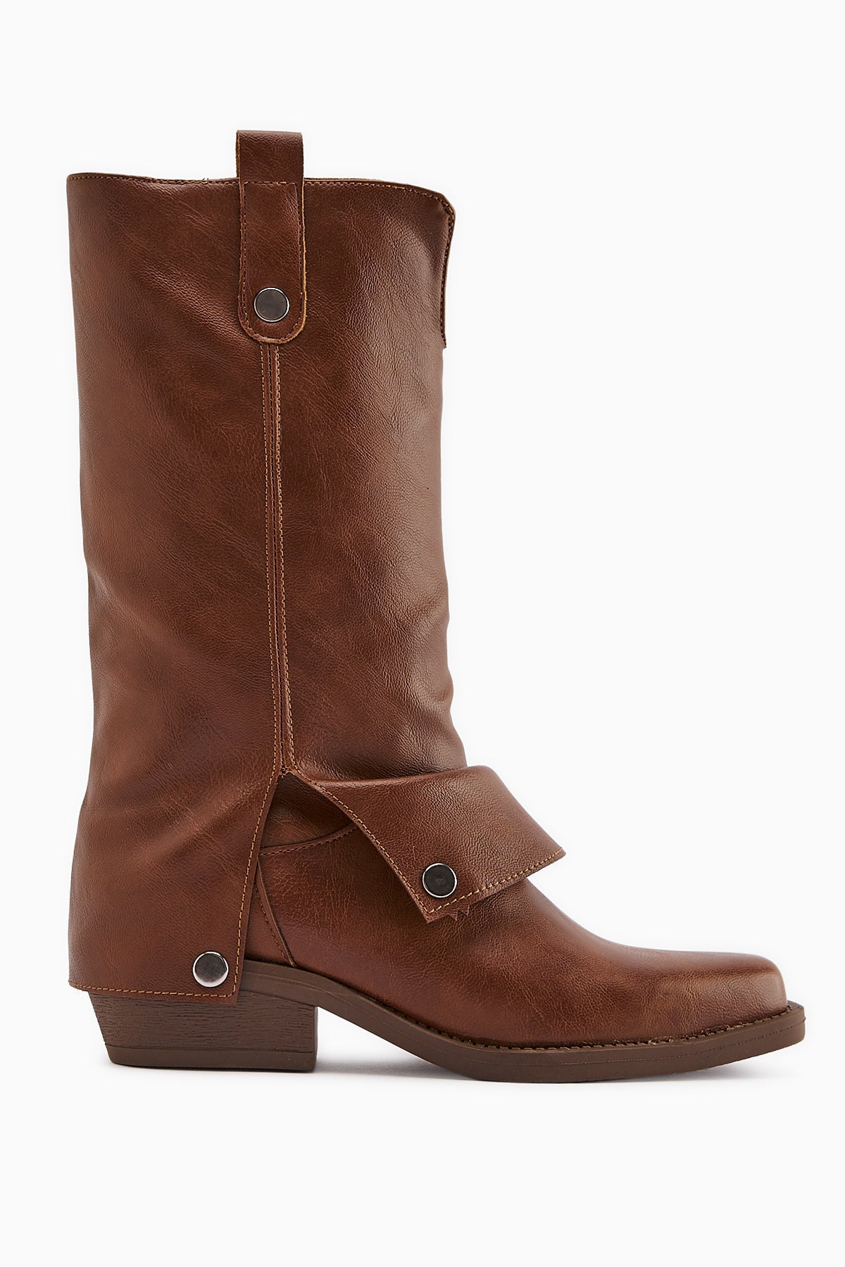 Fadia Taba Square Toe Pleated Women's Boot