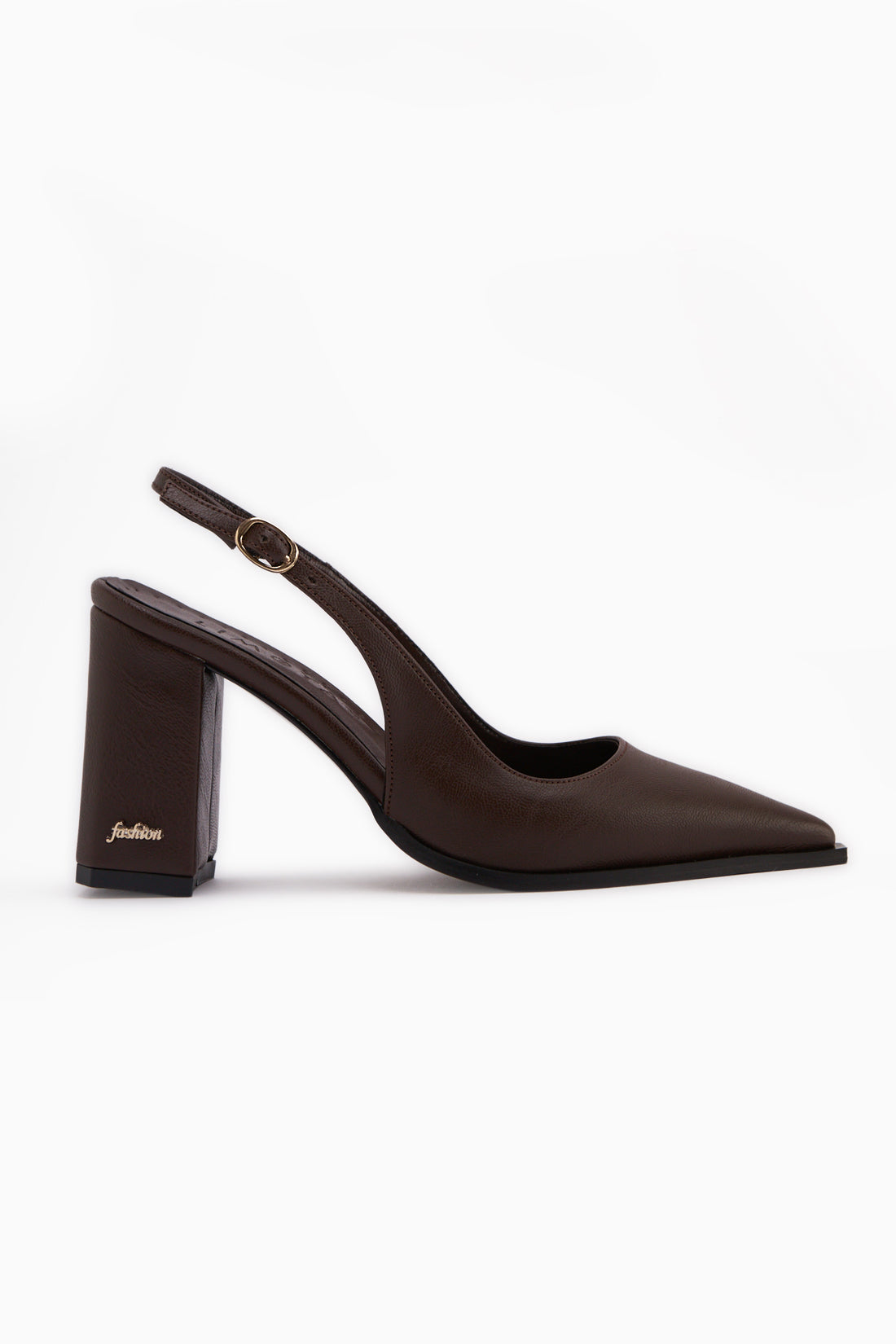 Essi Braun Geschlossene Zehe Dicke Absatz Damen Schuhe