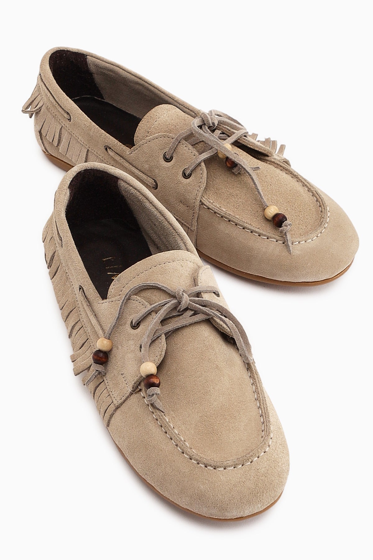 Rania – Beige Echtleder Loafer (Damen)