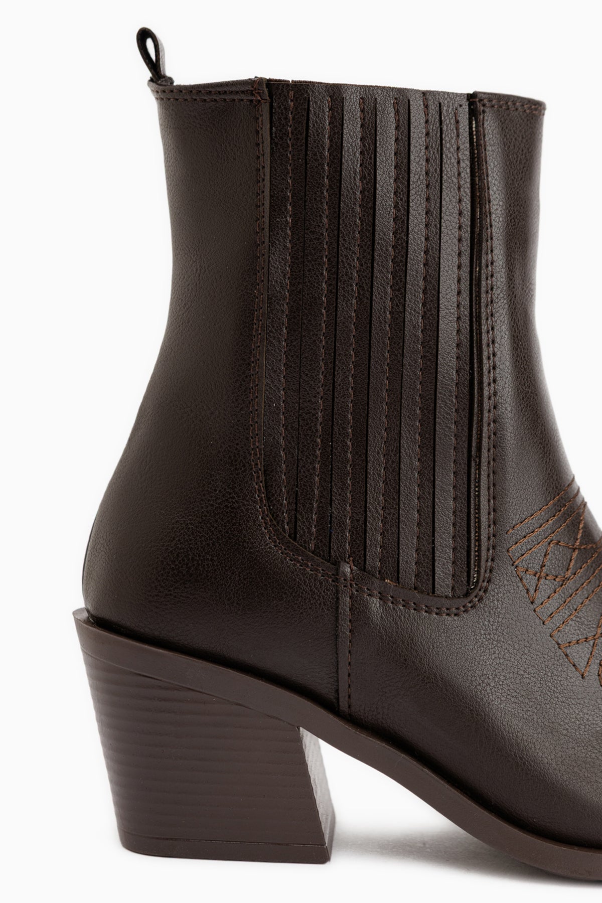 Elvia Brown Elastic Women’s Boots