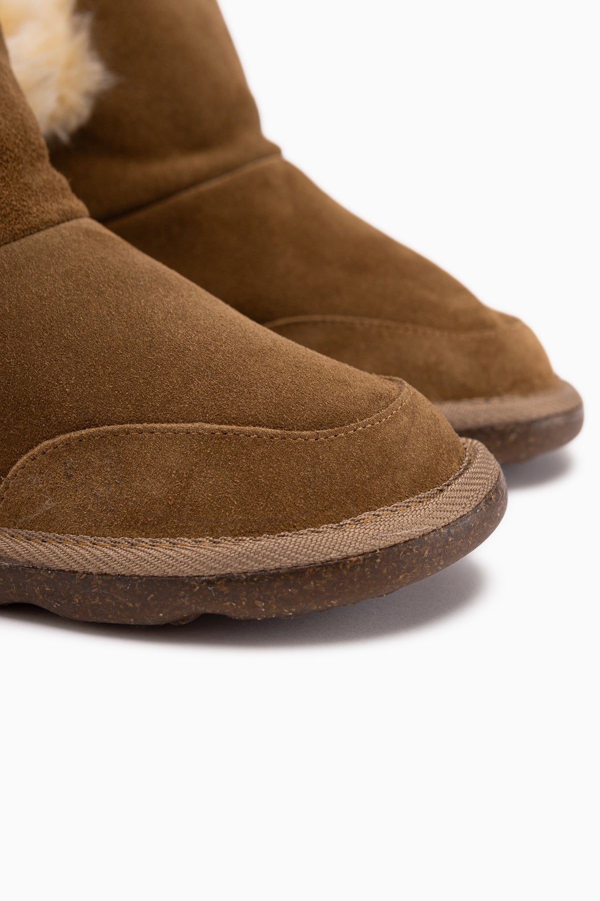 Lorrie Echtes Leder Mink Wildleder Pelz Damen Kurzstiefel