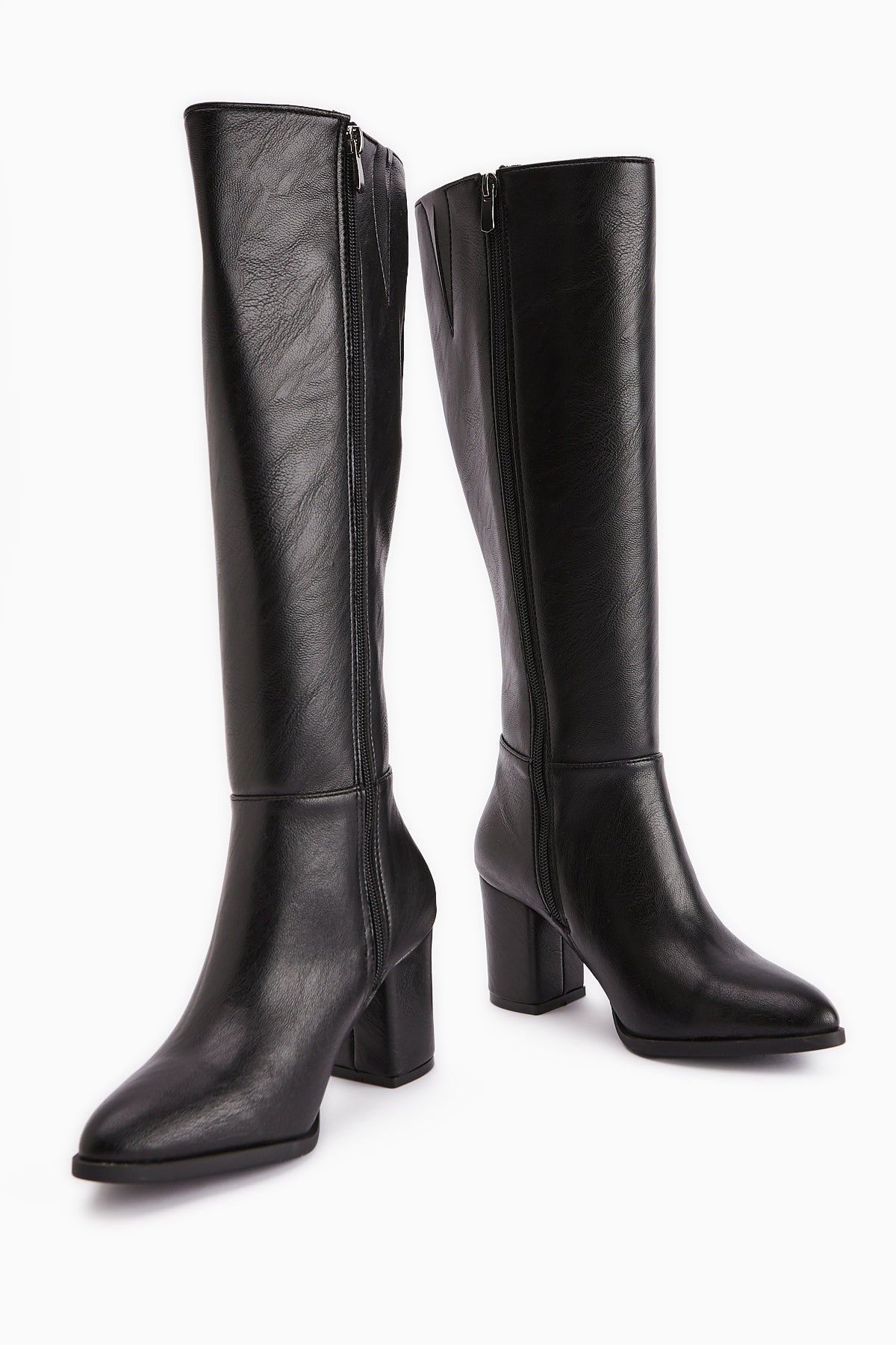 Deniza Black High Heel Women's Boot