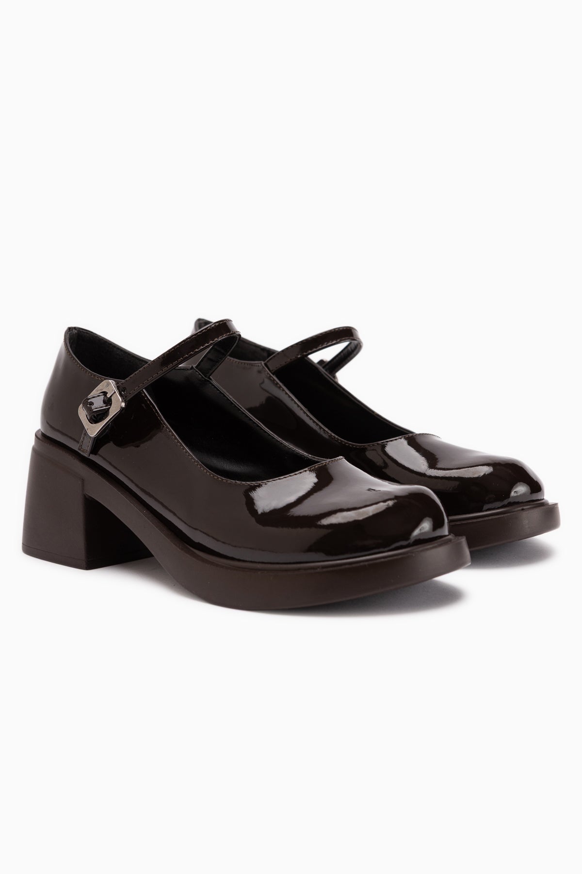 Mirka Brown Strap Women’s Loafer Shoes