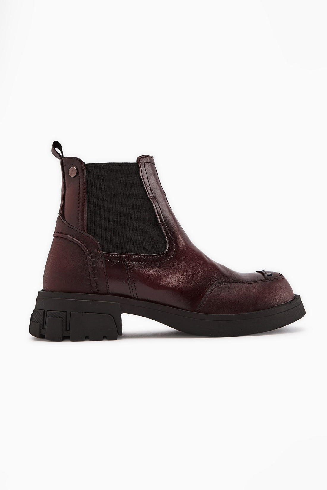 Emely Maroon Elastic Women's Boot