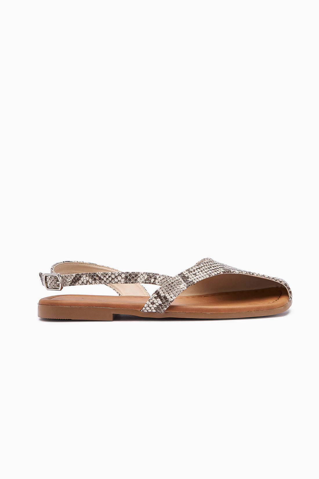 Agnez Snake Patterned Belt Detailed Women's Sandals