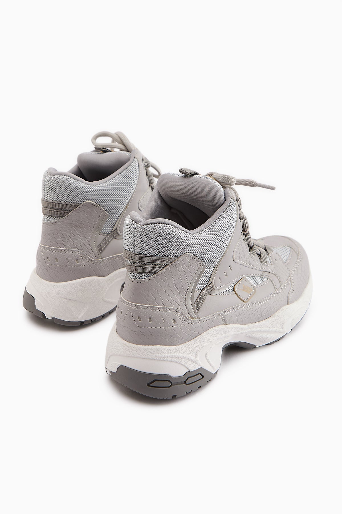 Nency Women's Grey Lace-Up Sport Boot