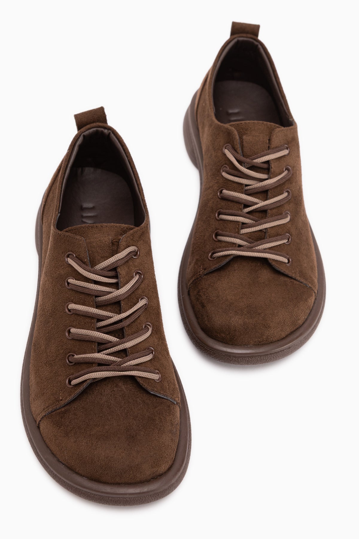 Estella Braun Wildleder Schnürung Freizeit Damen Schuhe