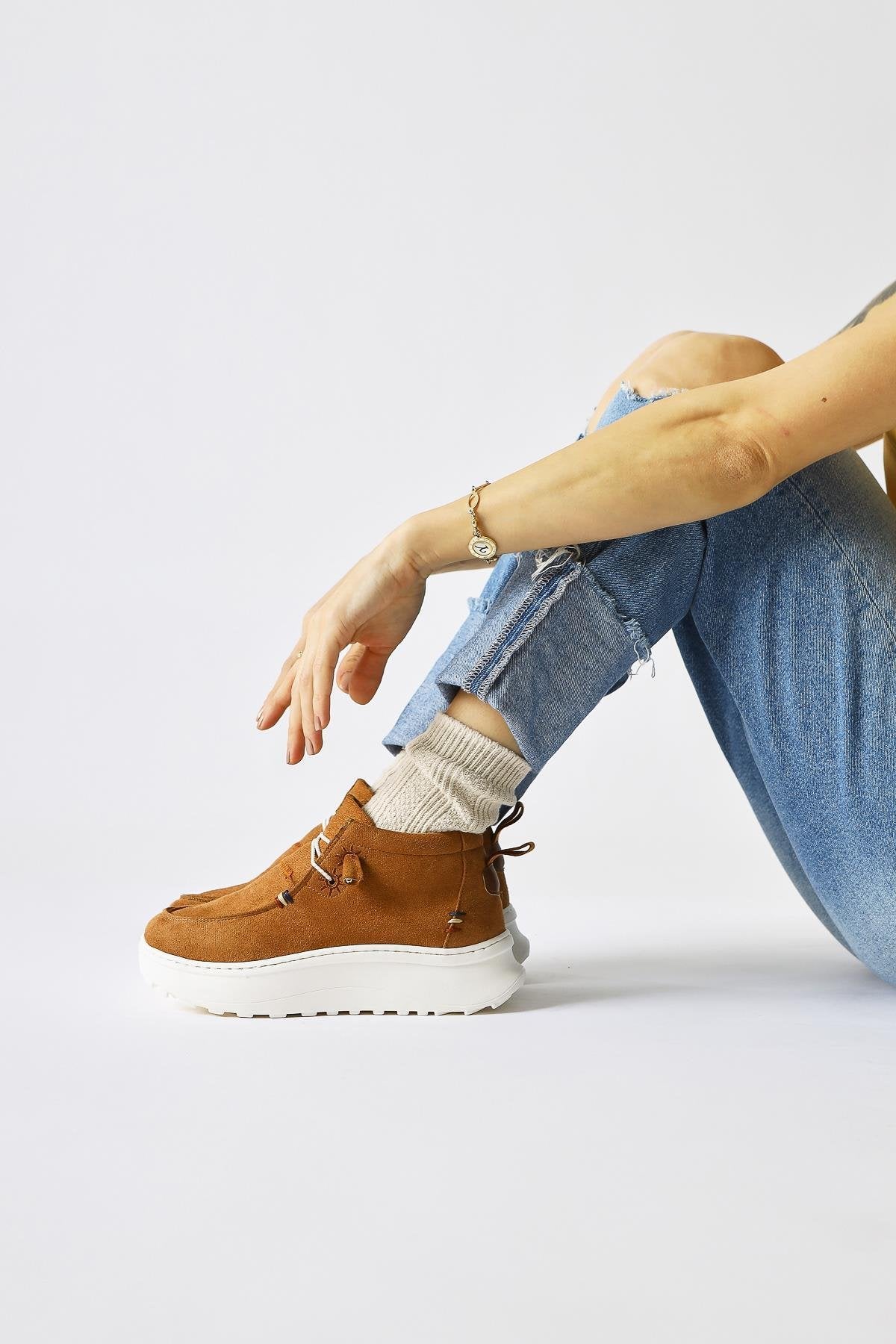 Stacey Taba Wildleder Schnür-Casual-Schuhe