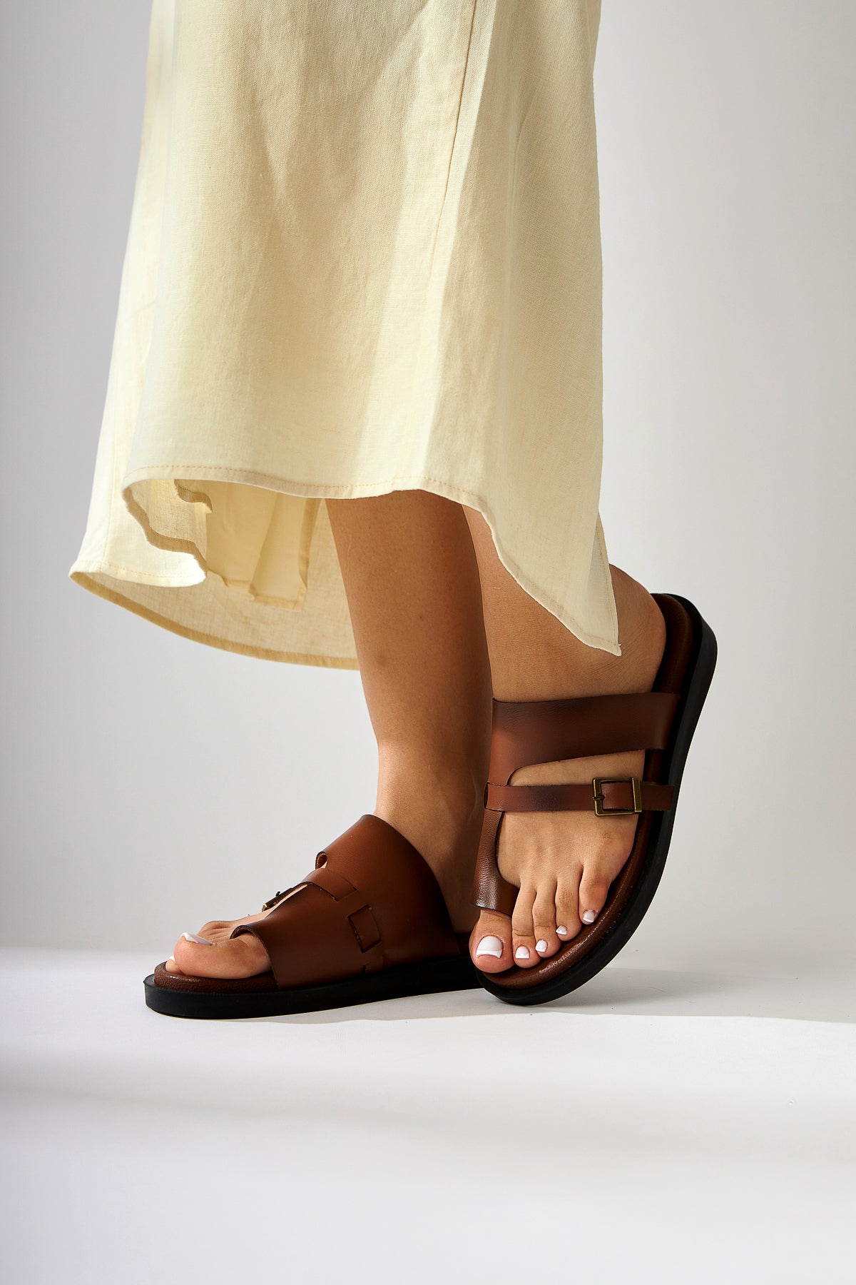 Enisa Damen Taba Zehenpfosten Hausschuhe