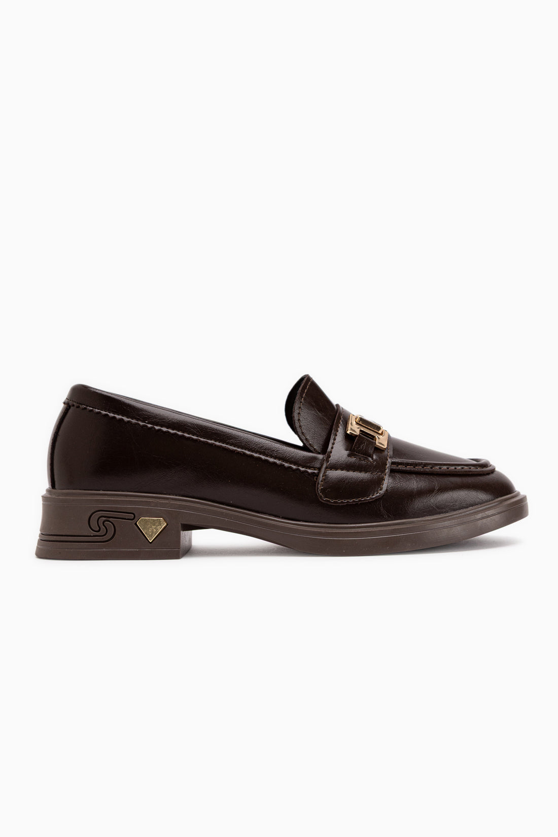 Drina Coffee Buckled Women’s Loafer Daily Shoes