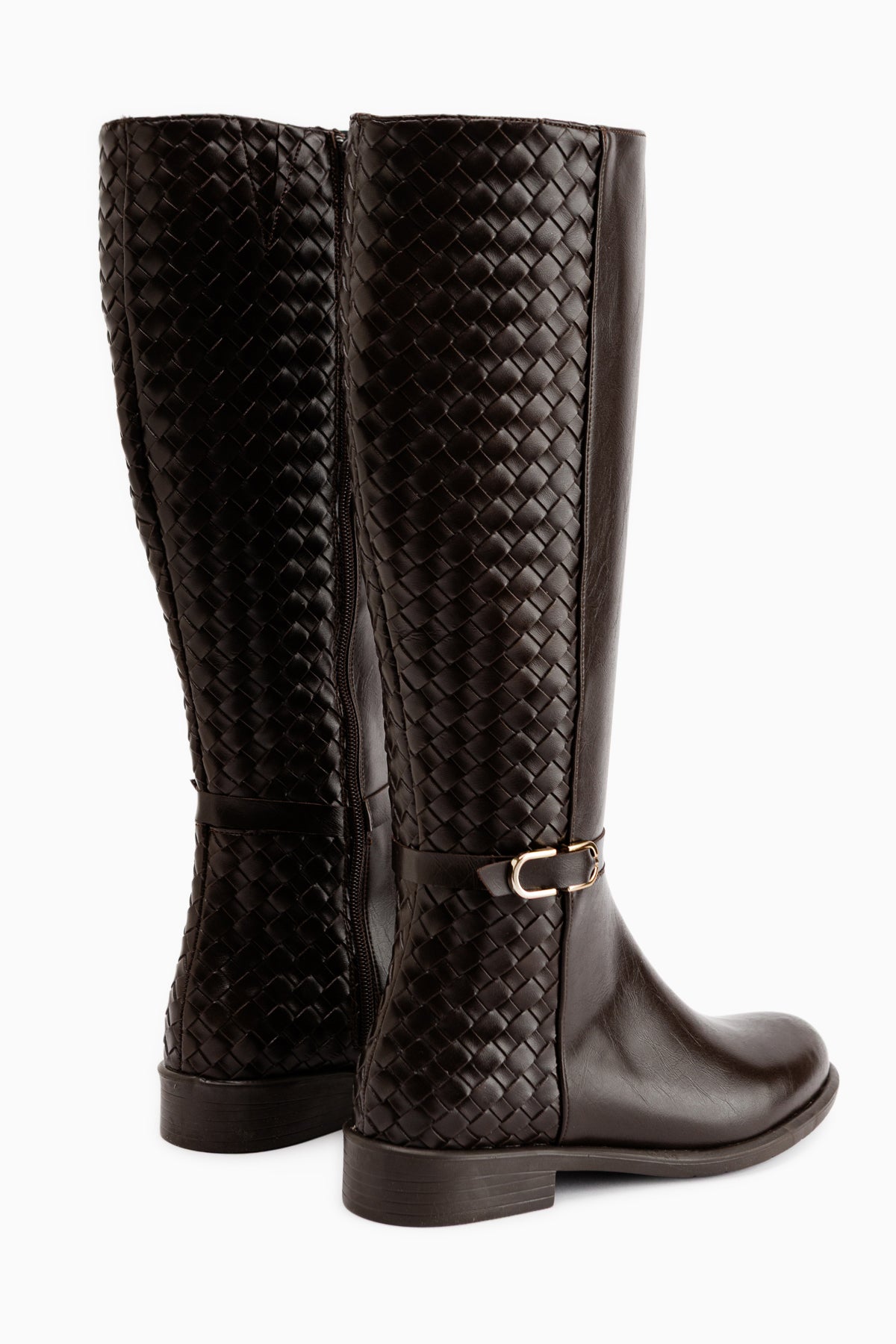 Essie Braune Schnalle Damen Stiefel