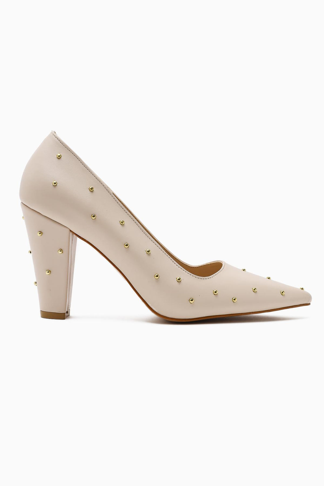 Audrey Ten Spitz zulaufende Nieten Damen Absatzschuhe