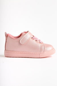Daisy Pura Laced Velcro Detailed Baby Sneakers