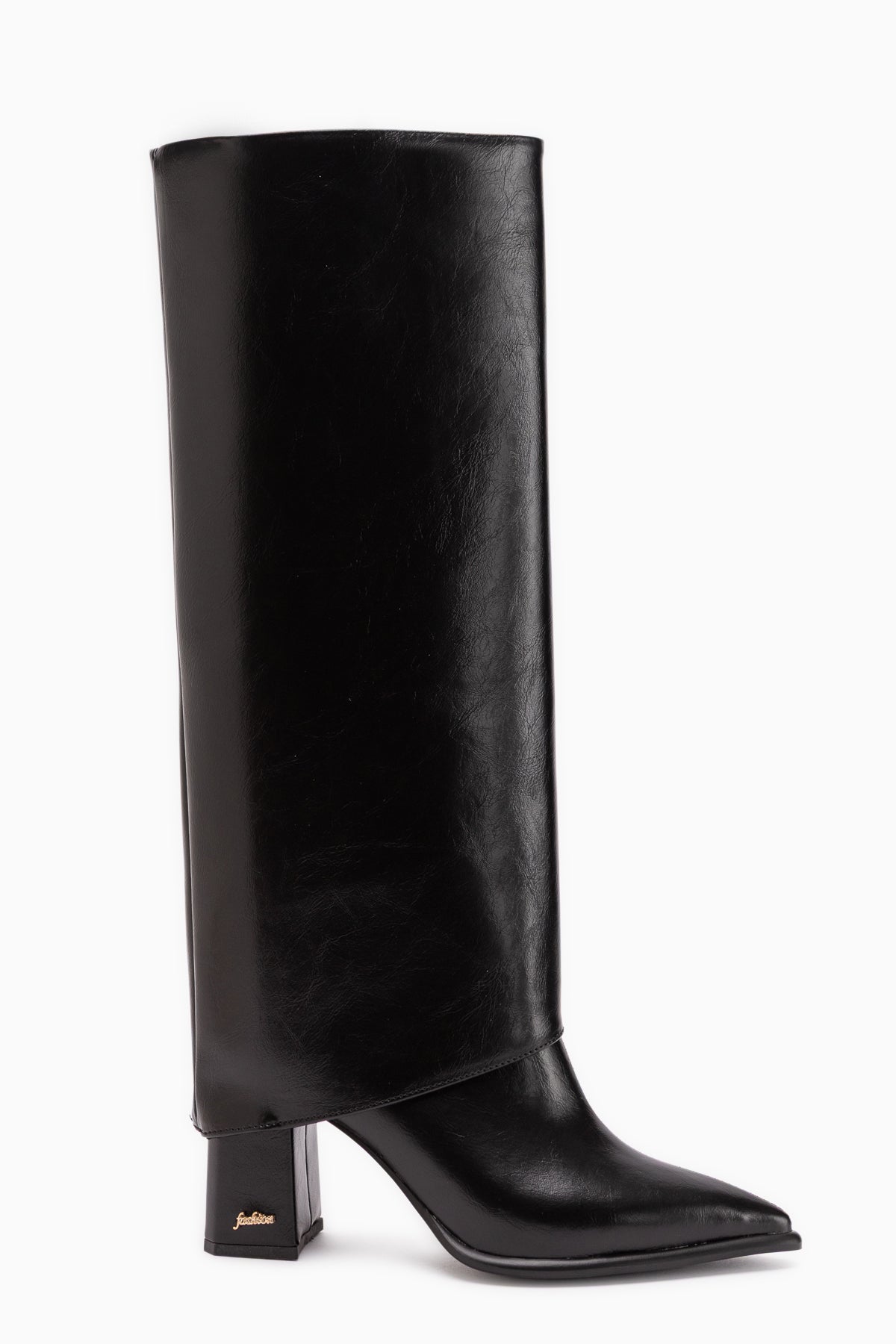 Mariam Black Removable Cuff Women’s Boots