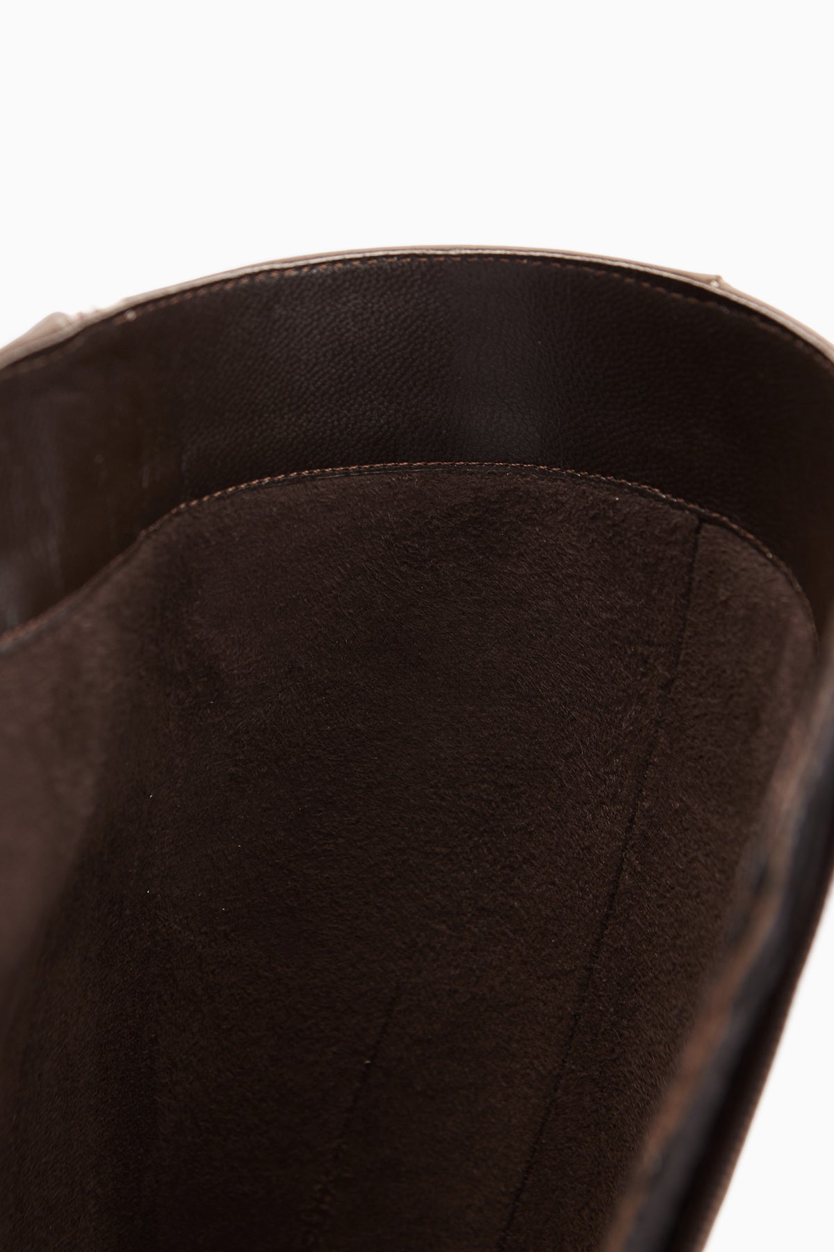 Kaylin Genuine Leather Mink Snake Print Detailed Women's Heeled Boots