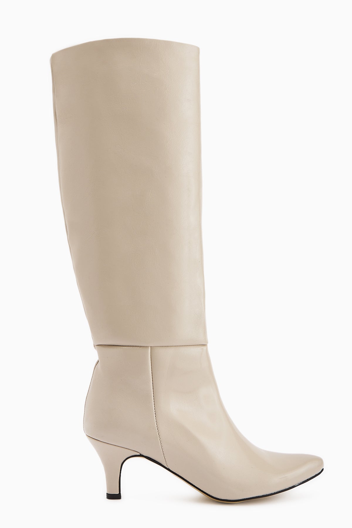 Milika Pointed Toe Short Heel Pull-On Boot