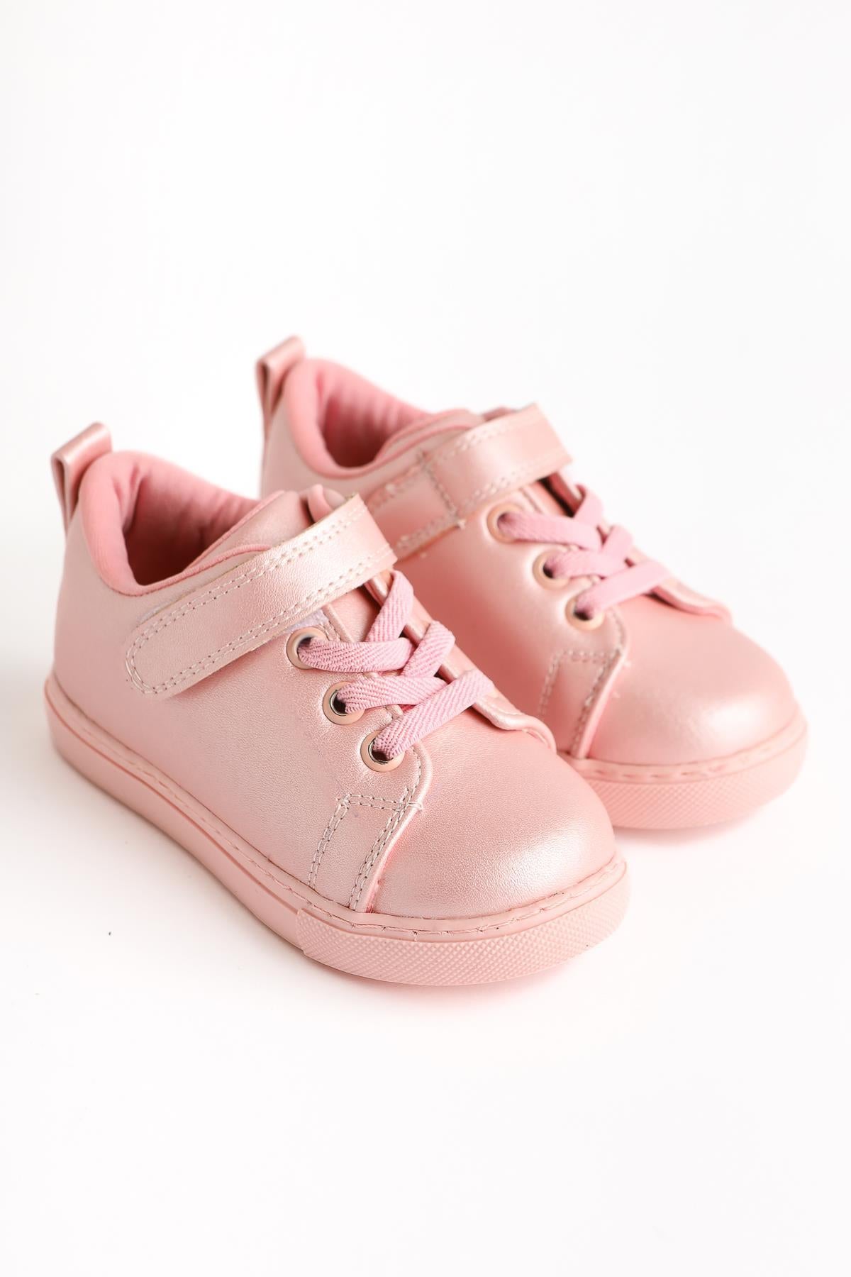 Daisy Pura Laced Velcro Detailed Baby Sneakers