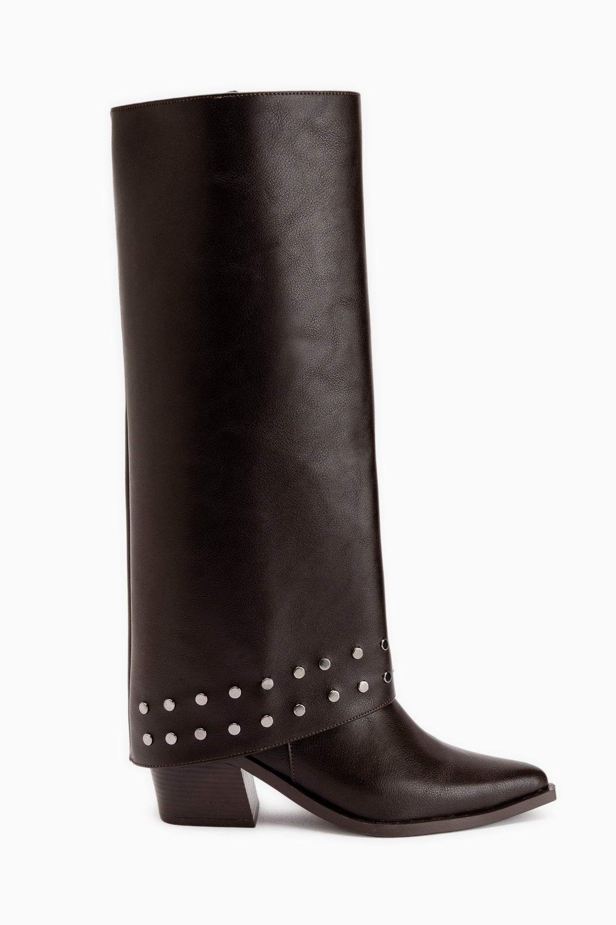 Liddy Brown Removable Cuff Women’s Boots