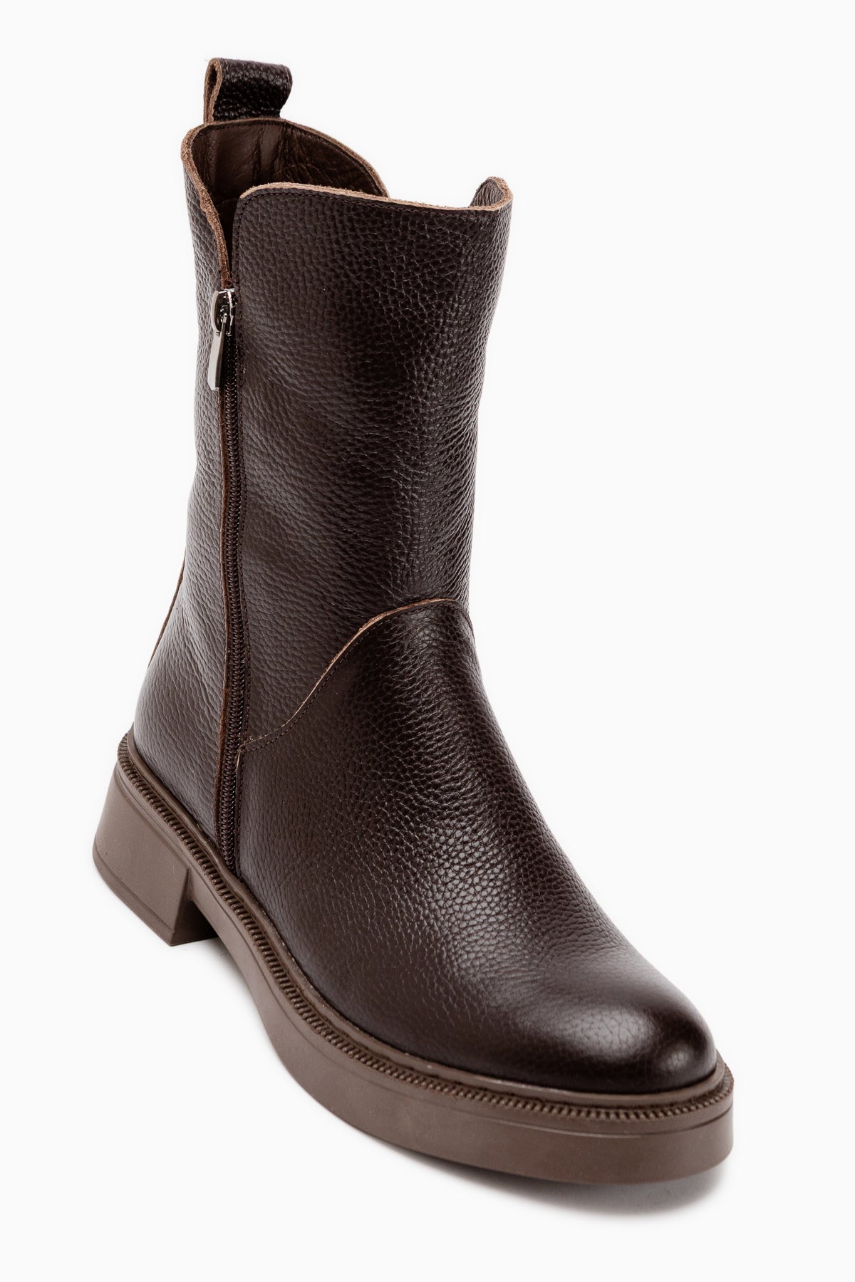 Leja Genuine Leather Brown Women’s Boots