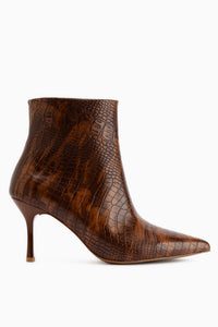 Brenda Tan Krokodil Absatz Damen Stiefel