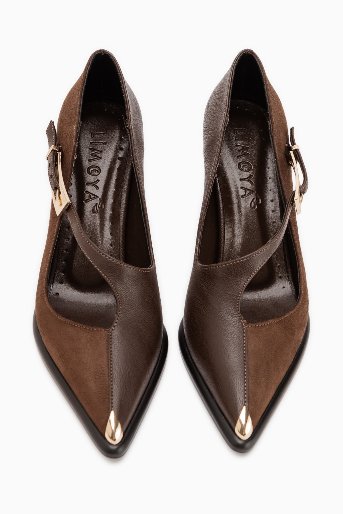 Cruse Braun Gürtelschnalle Damen Absatzschuhe