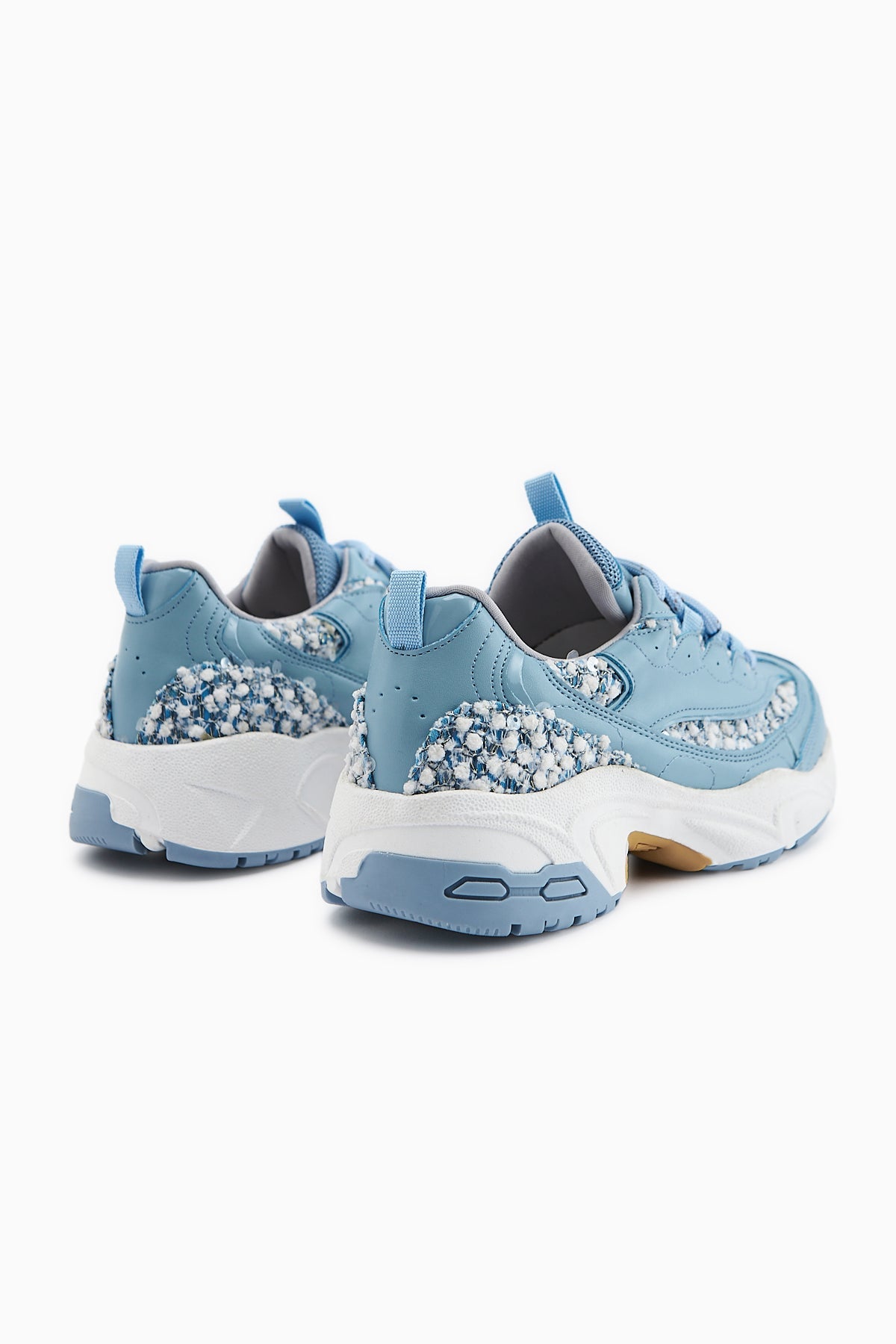 Rozhin Blue Thick Sole Women's Athletic Shoe