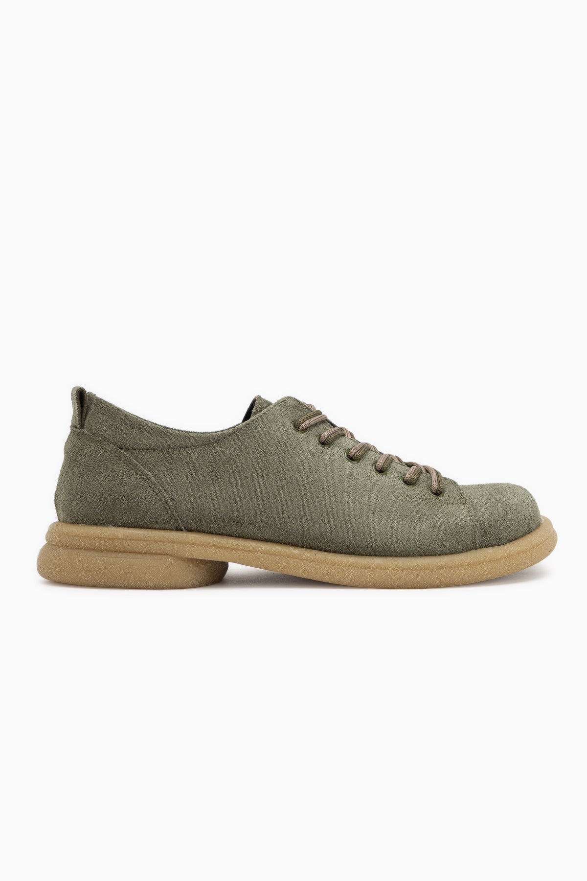 Estella Grüne Wildleder Schnürschuhe Damen