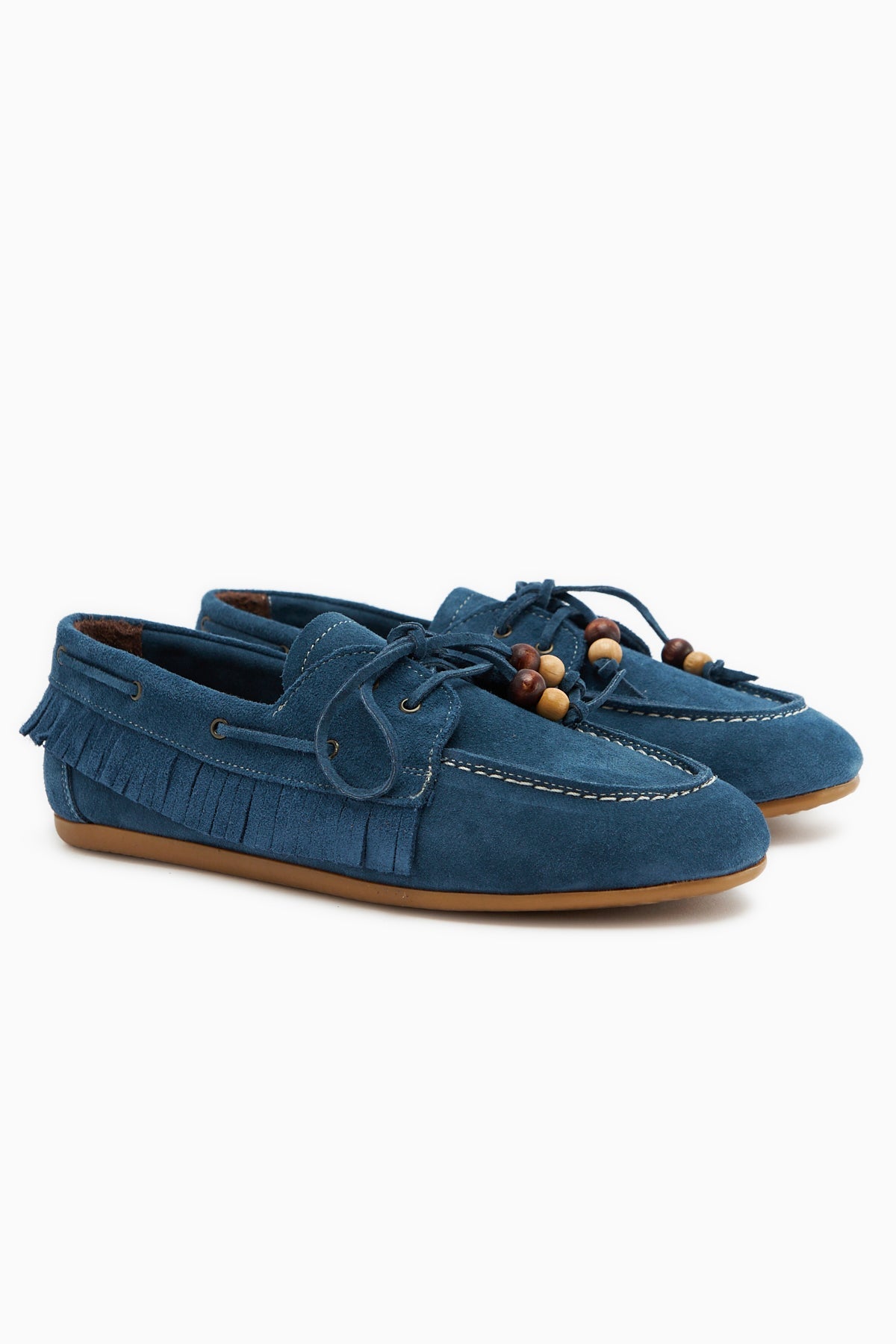 Rania – Denimblau Echtleder Loafer (Damen)