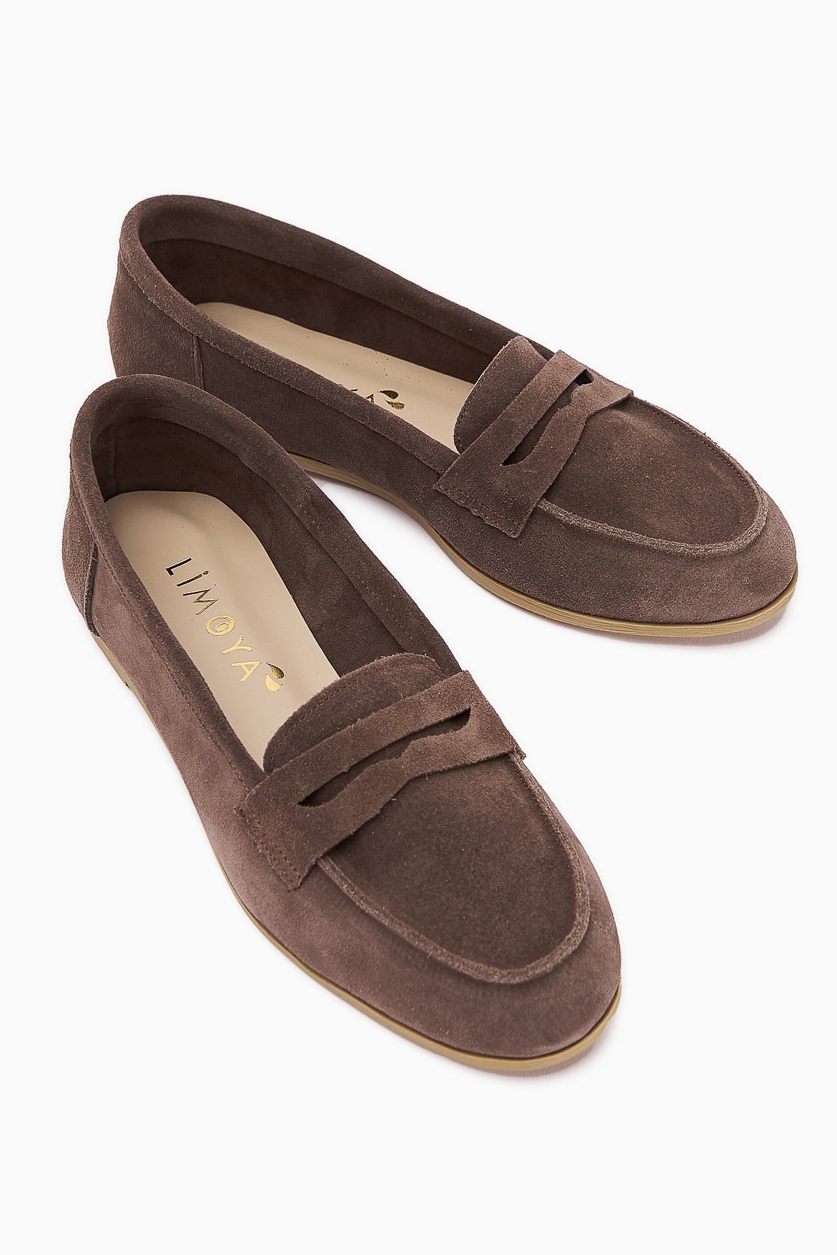 Solina Nerz Wildleder Loafer, Echtes Leder Mokassin Schuh, Bequemer Alltagsschuh