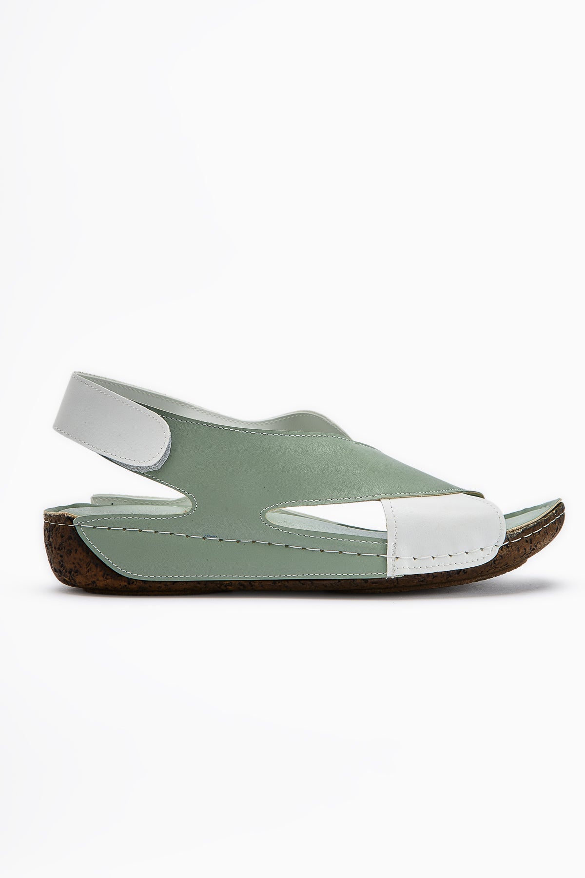 Margit Minze Kreuz-Riemen Damen Komfort Sandalen