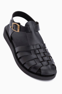 Lindy Black Cage Women’s Sandal