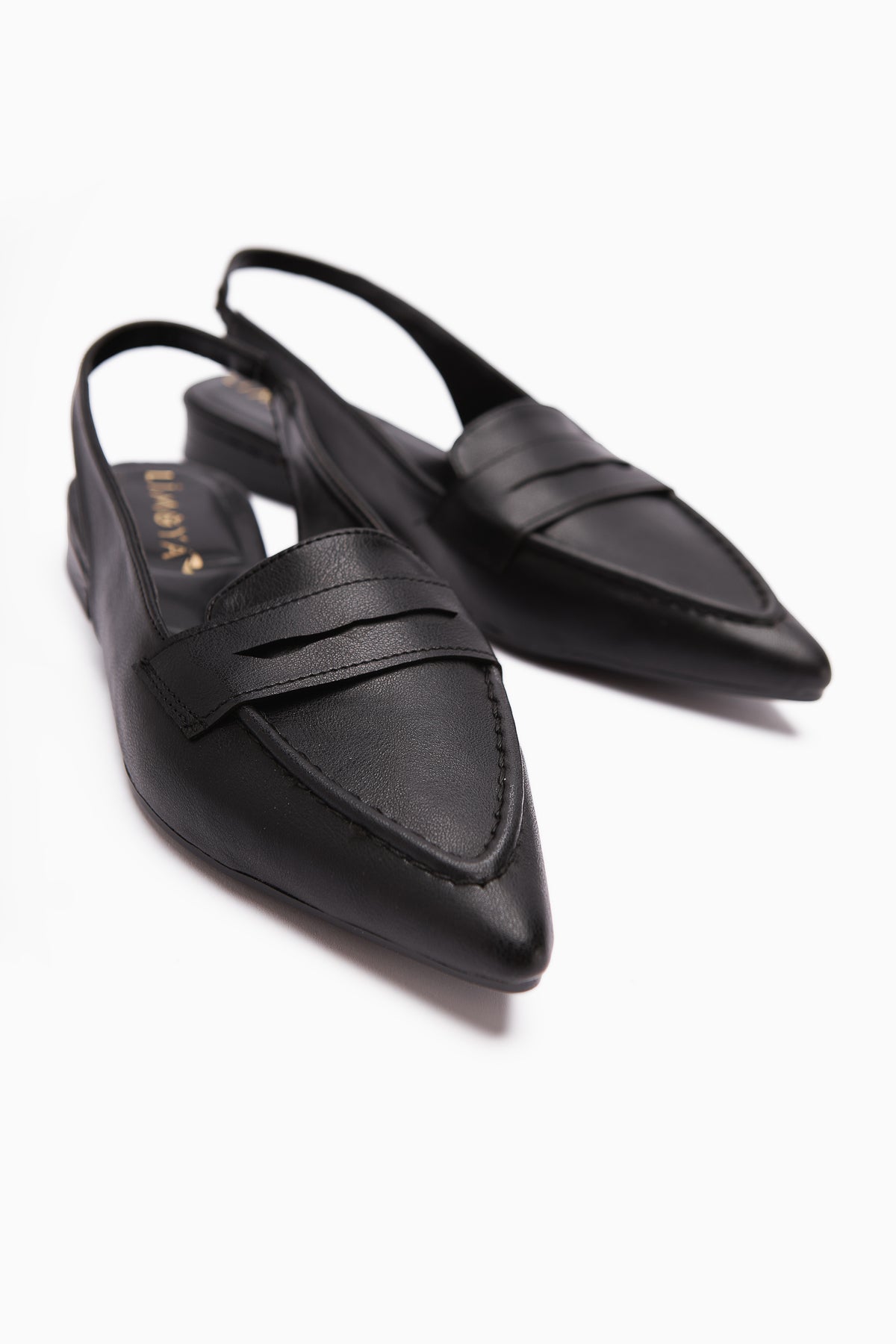 Busra Black Pointed Toe Women's Sandals