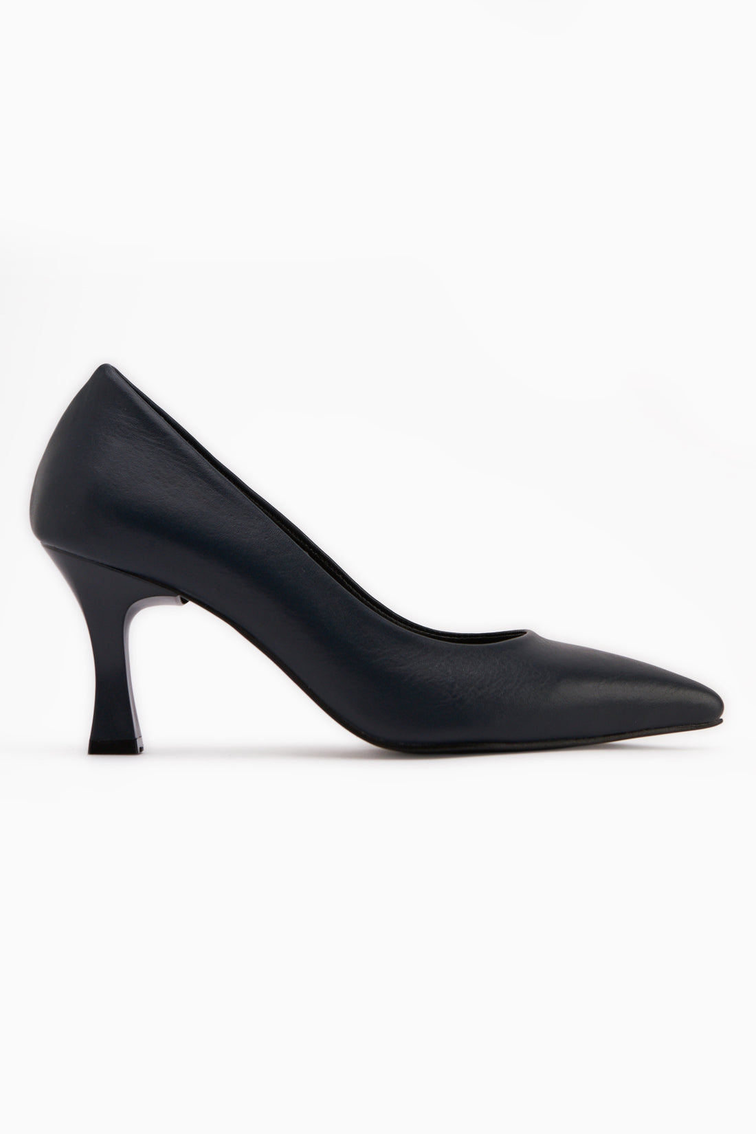 Clarry Echtes Leder Marine Damen Absatzschuhe