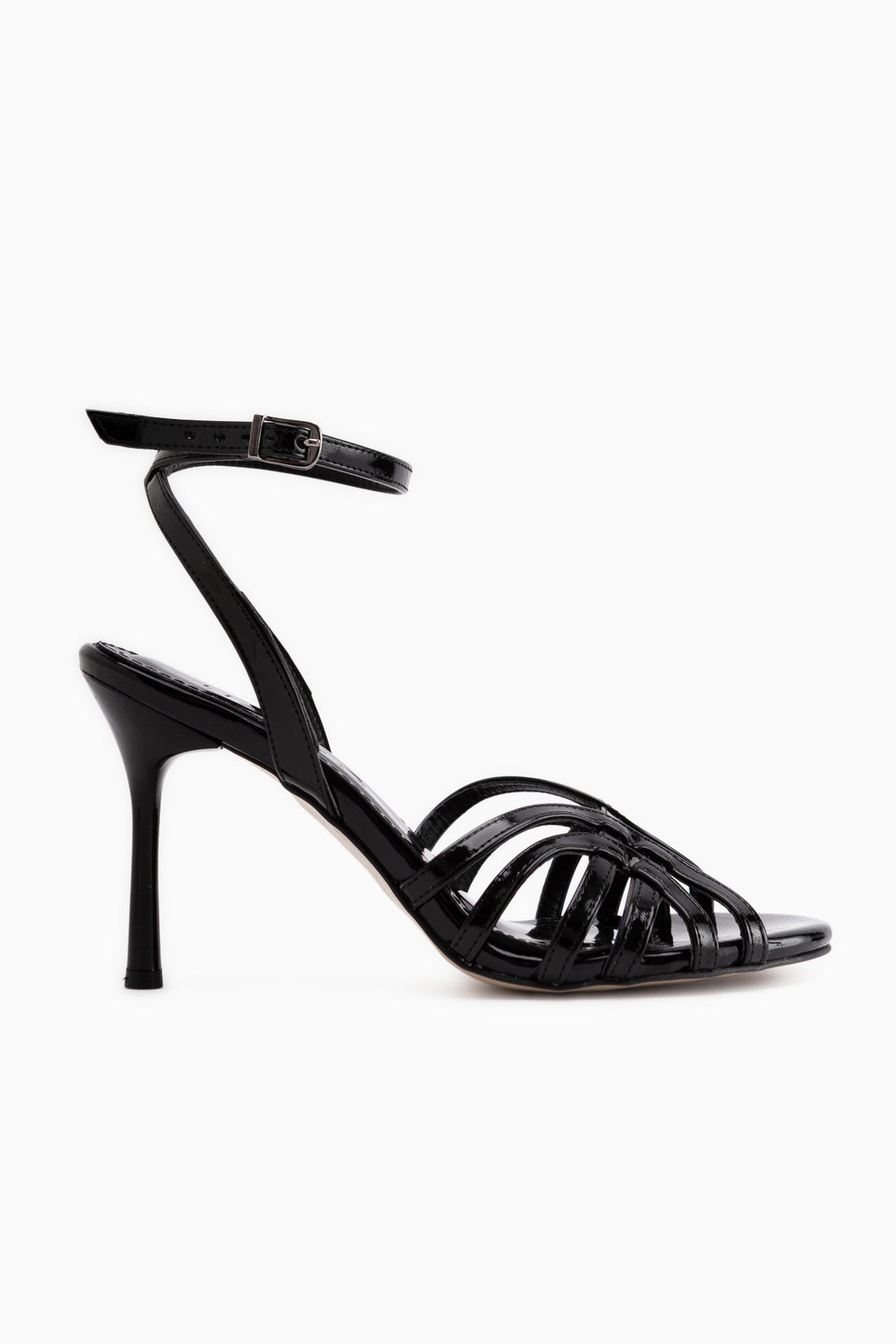Eleni Schwarz Mit Schnalle Damen Absatzschuhe