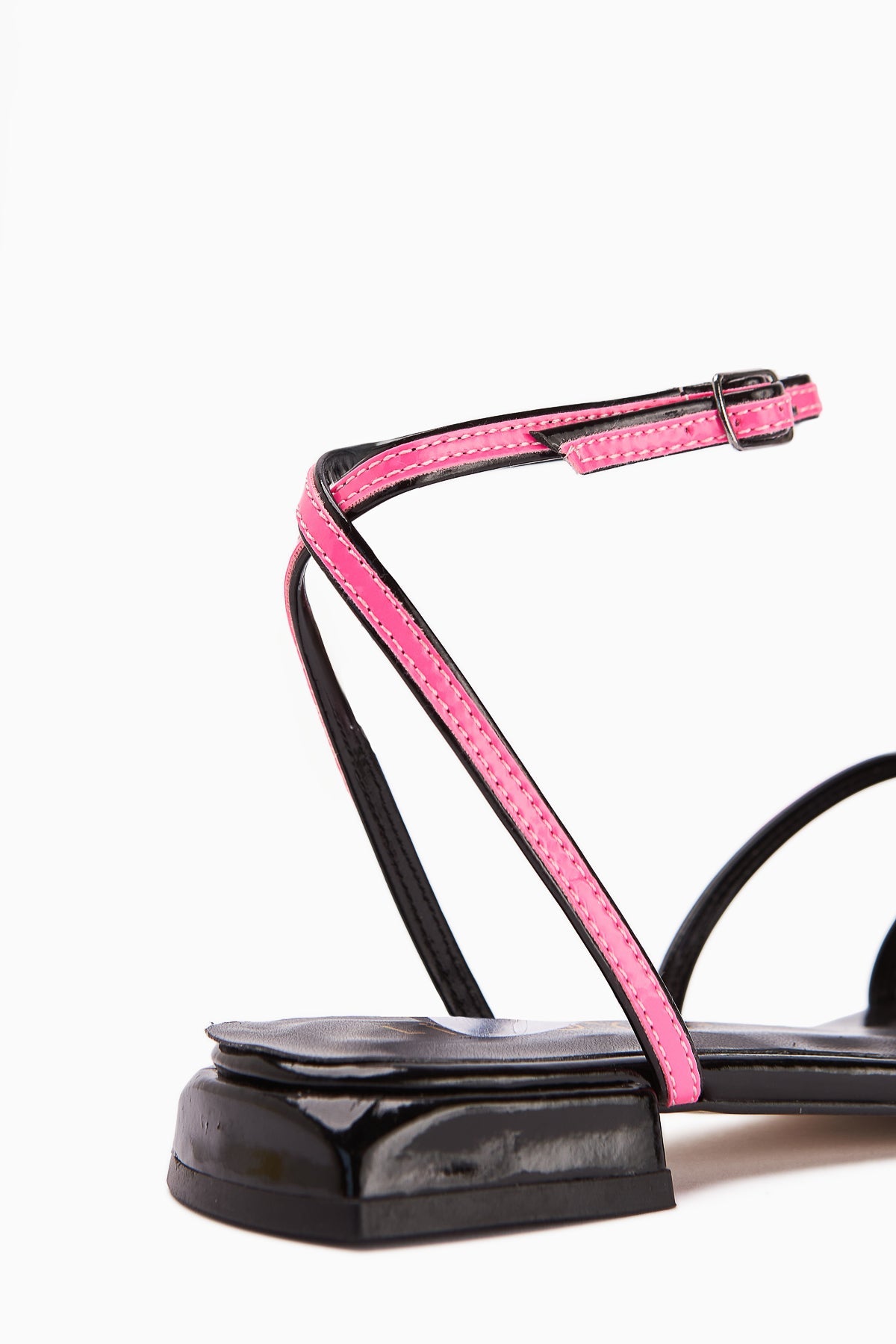 Nasima Fuchsia Knöchel-Bindung Damen Sandalen