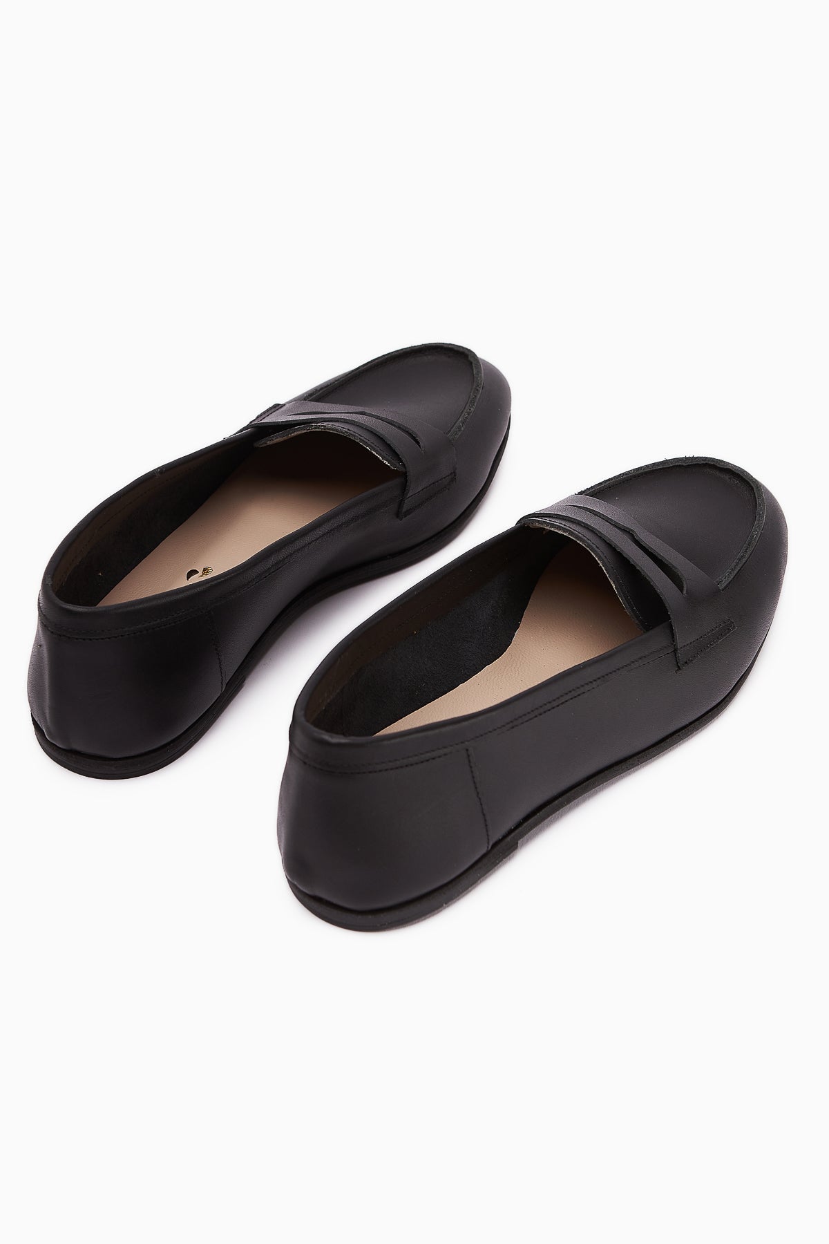Solina Genuine Leather – Black Casual Loafer (Women)