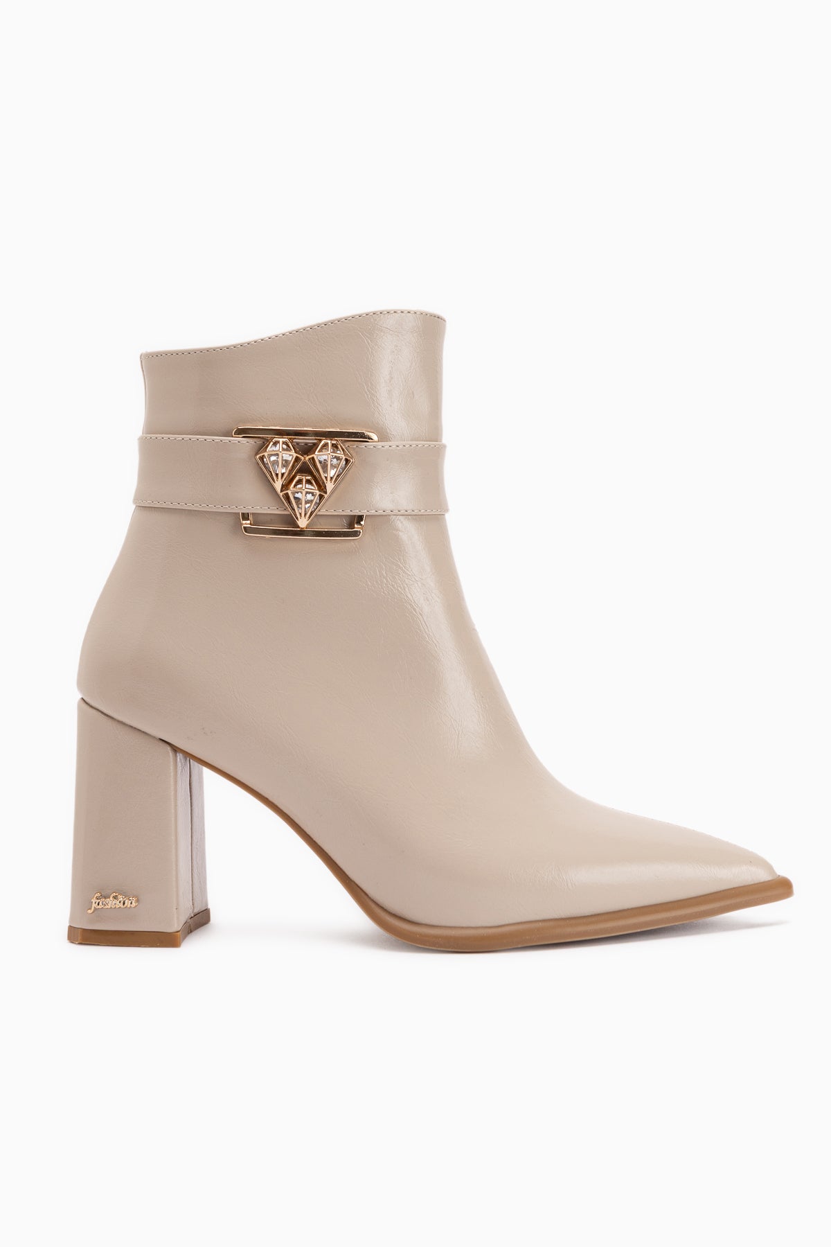 Mariam Beige Removable Cuff Women’s Boots