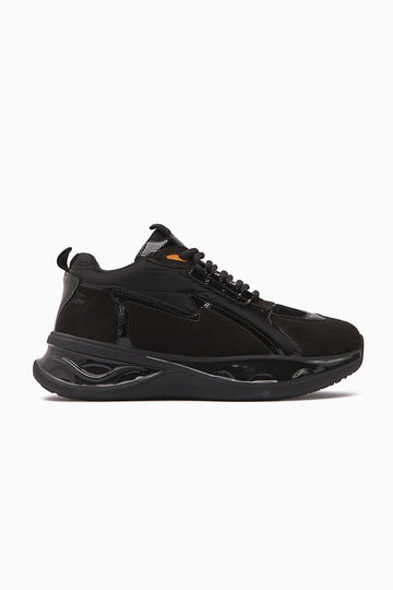 Tolin Black Parachute Fabric Women's Sneakers