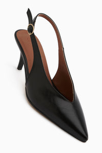 Mija Schwarze Gürtels Damen Absatzschuhe