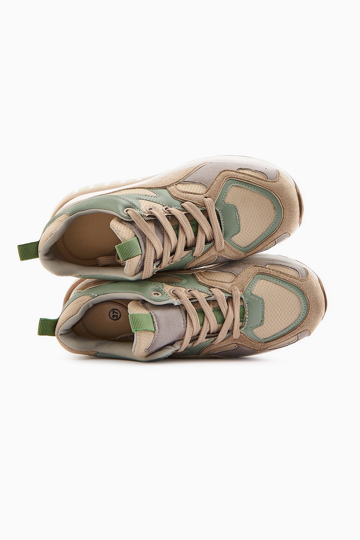 Klara Women's Vizon Suede High-Soled Sneakers