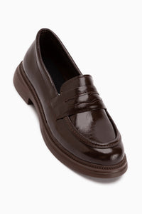 Sienna Braun Loafer Damen Freizeit Schuhe