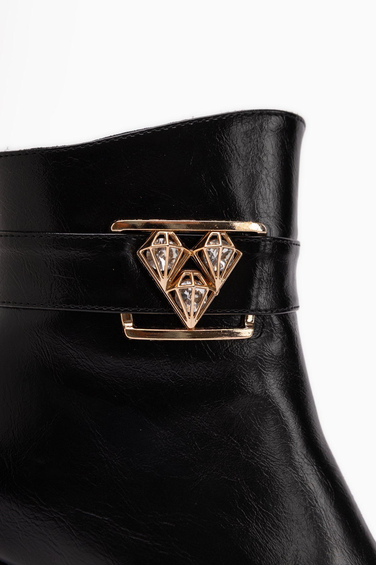 Mariam Black Removable Cuff Women’s Boots
