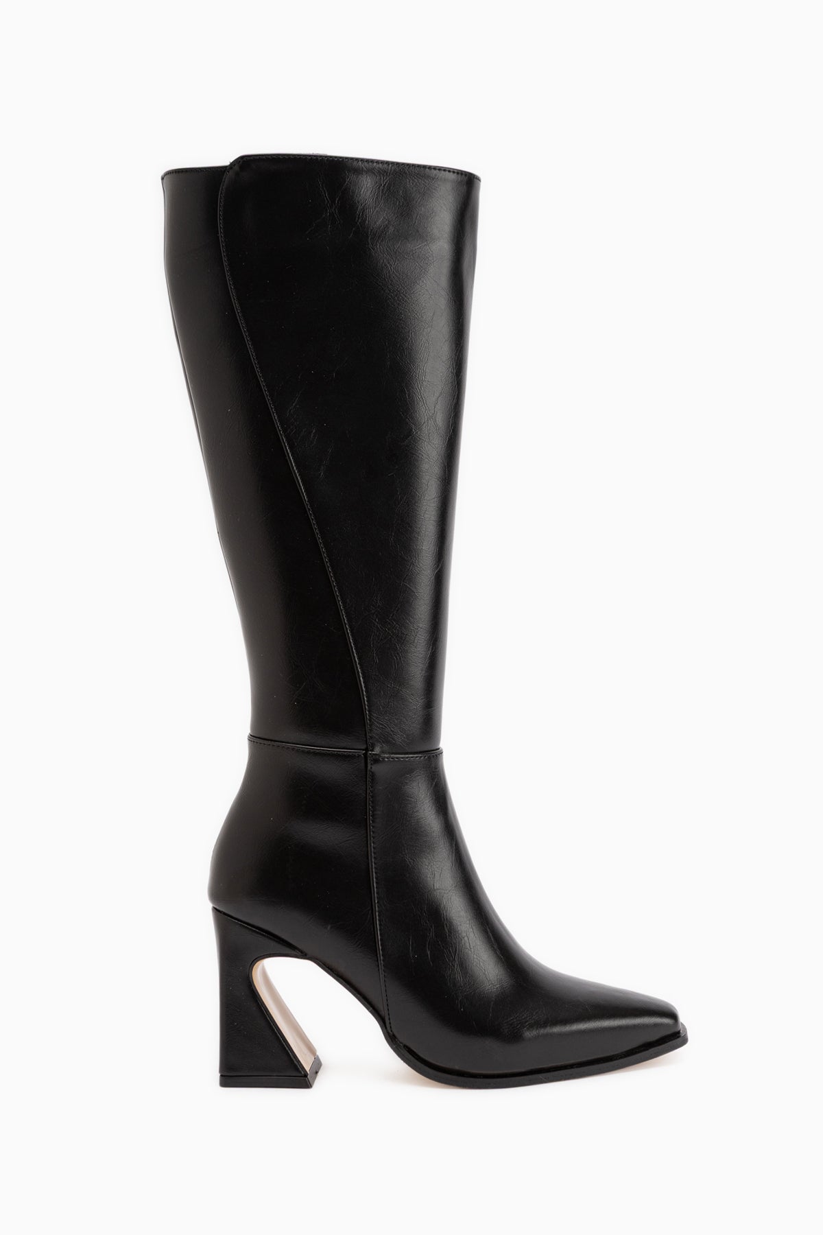Deana Schwarze Absatz Damen Stiefel