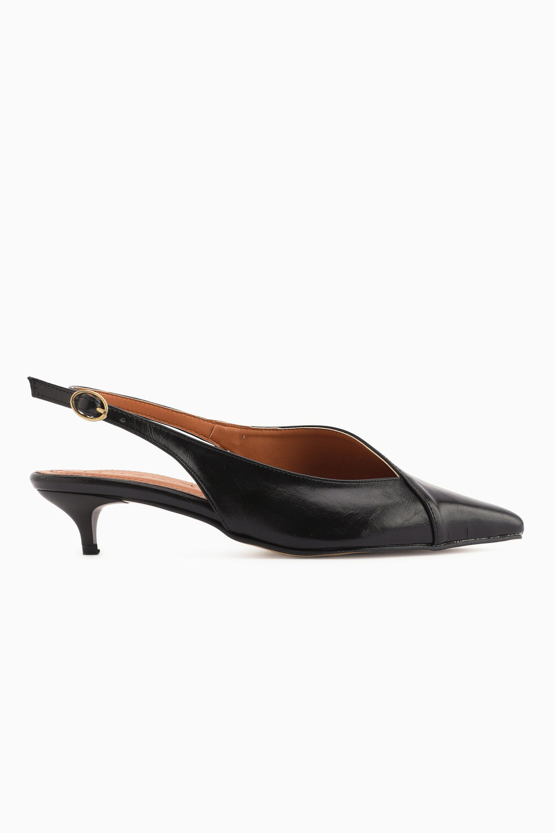 Jeni Schwarze Geschlossene Zehen Kurze Absatz Damen Schuhe