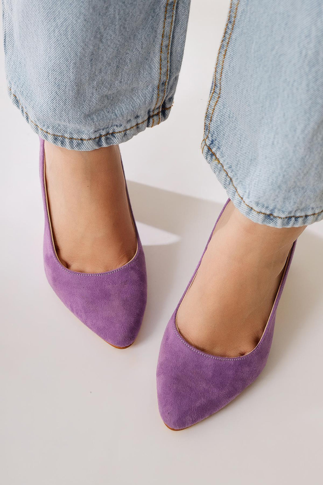Kyle Lila Knöchelriemen Hohe Absatz Damen Schuhe