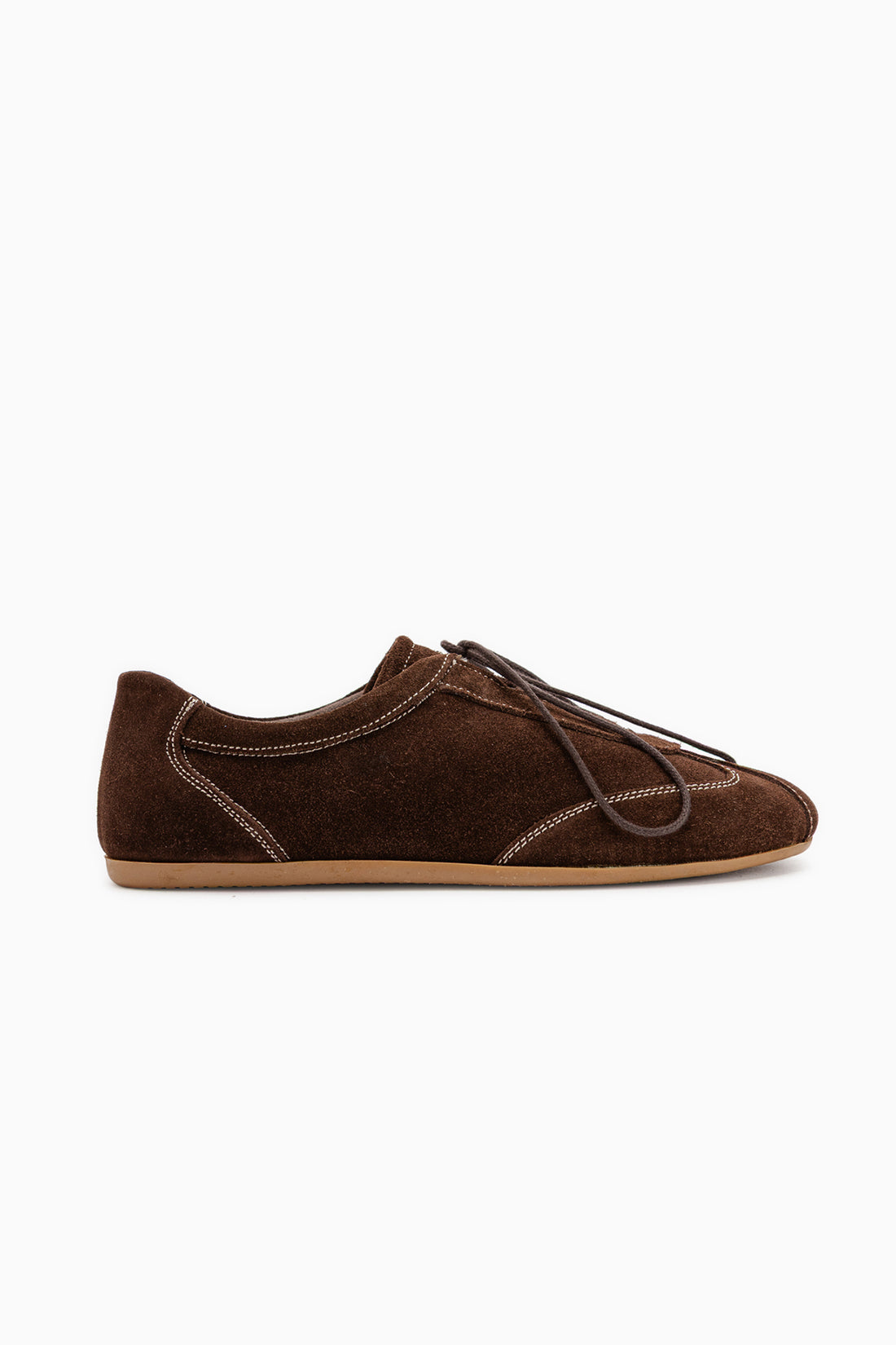 Berry Echtes Leder Braun Wildleder Schnürschuhe Damen
