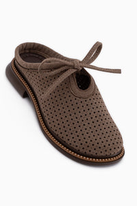 Jela Beige Suede Women’s Slippers
