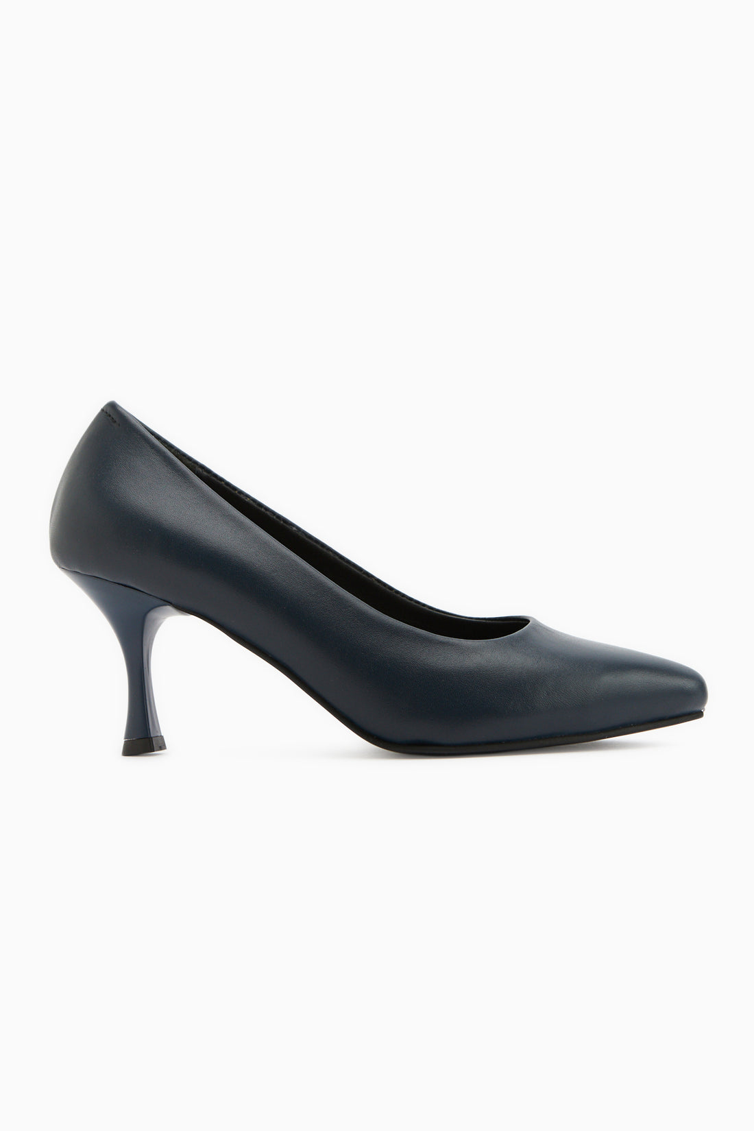 Echtes Leder Kiara Navy Damen Absatzschuhe Stiletto
